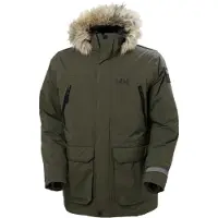 Helly Hansen per uomo. 53630 Parka verde Reine (M), Casual, Sportivo, Outdoor, Poliestere, All'aperto, Manica lunga