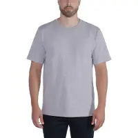 Carhartt Non-Pocket Short Sleeve T-shirt Uomo (S, grigio)