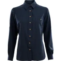 Aclima Women's Woven Wool Shirt Camicetta Donna (XS, blu)