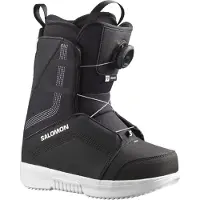 Salomon Snowboard - Scarponi snowboard bambino - Project Boa Black/Black/White - Taglia Bambino 21.5 - Nero