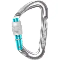 Edelrid Pure Screw III Moschettoni a ghiera grigio