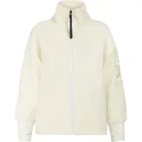 Didriksons Women's Mella Full-Zip 3 Giacca in pile Donna (38, bianco/beige)