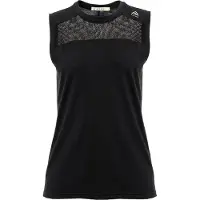 Aclima Women's Lightwool Sports Singlet Intimo lana merinos Donna (XS, nero)
