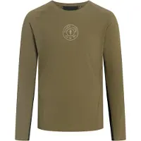 Gold's Gym Greg - Men's Fitted Compression Longsleeve Olive Taglia: S | Abbigliamento Sportivo Outlet | Uomo | Verde