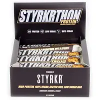 Styrkr Scatola Di Barrette Proteiche Styrkrthon Cioccolato Arachidi 12 Unità