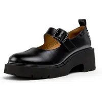Camper per donna. K201681-001 Ballerine in pelle Milah nera (41), Nero, 3 a 5cm, Fibbia, Casual, Classico