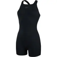 Speedo Women's Eco Endurance+ Legsuit Costume intero Donna (46, nero)