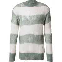 ABOUT YOU Limited Pullover 'Leo' giada / bianco