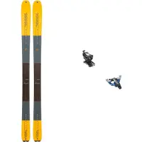 K2 - Sci da scialpinismo - Set Wayback 84 2024 per Uomo in Legno - Giallo