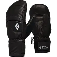 Black Diamond - Moffole da donna per freeride in PrimaLoft - W Spark Mitts Black Black per Donne in Pelle - Taglia M - Nero