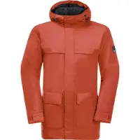 Jack Wolfskin Winterlager Parka Giacca invernale Uomo (XL, rosso)