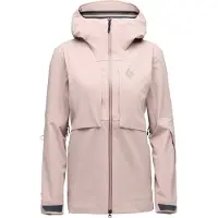 Black Diamond - Giacca impermeabile e antivento - W Factor Shell Pale Mauve per Donne in Pelle - Taglia M - Rosa