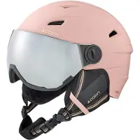 Cairn - Casco da sci/snowboard con visiera - Electron Visor Mat Dust Pink - Taglia 55-56 cm - Rosa