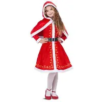 MOM Costume Da Bambino Monada Natalizia Con Ali E Cappuccio