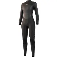 Mystic Muta In Neoprene A Maniche Lunghe Con Zip Sulla Schiena Per Donna Brand Flatlock 3/2 Mm