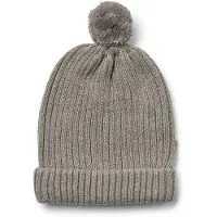 Wheat Kid's Knitted Hat Alphie Berretto Bambini (48-51 cm, grigio)