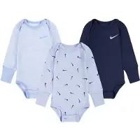 Nike Kids Body A Maniche Lunghe Essentials 3 Unità