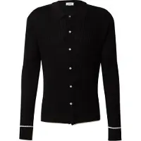 Soulland Paul Longsleeved Polo Black Multi Taglia: L/XL | Maglioni a maglia Outlet | Unisex | Nero