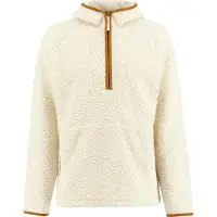 Ulvang Re Orbit Hooded Half Zip Wool Pile Pullover in pile Uomo (S, bianco/beige)