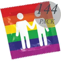Pasante Preservativi Pride Foils 144 Unità