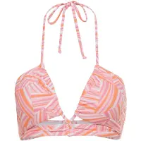 LASCANA Top per bikini arancione / rosa / rosa / bianco