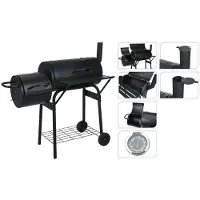 Progarden Locomotiva per barbecue con affumicatoio