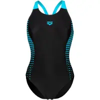 Arena Women's Openings Swimsuit V Back Costume intero Donna (46, nero)