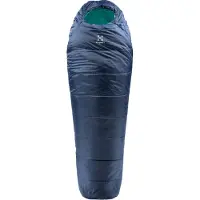 Haglöfs Women's Musca -13 Sacco a pelo sintetico Donna (175 cm, blu/verde)
