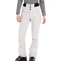 Protest Women's PRTLullaby Softshell Snowpants Pantaloni da sci Donna (38, bianco/grigio)