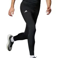 Adidas Adizero E L Tight Leggings da running Uomo (S, nero)