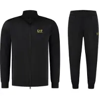 Emporio Armani per uomo. 8NPV65_PJHCZ Completo nero vestibilità regolare (M), Casual, Sportivo, Multisport, Poliestere, Manica lunga