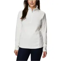 Columbia Women's Glacial IV 1/2 Zip Pullover in pile Donna (M, grigio)