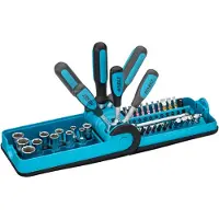 Hazet Set di chiavi a bussola e punte _Smart Case_ 856-1 - Esagono cavo 6,3 mm (1/4 di pollice | 856-1)