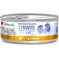 Disugual Cibo Umido Per Gatti Diet Struvite Tacchino 12x85g