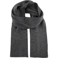 Barts Wilbert Scarf Sciarpa (One Size, grigio/nero)