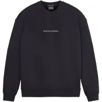 Scotch & Soda Core - Logo Front Chest Sweatshirt Black Taglia: S | Maglioni a maglia Outlet | Uomo | Nero