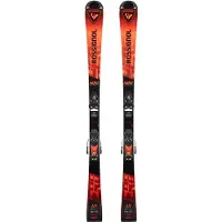 Rossignol - Hero Multievent 2025 + Nx 7 Gw - Hero Multievent Nx 7 Gw Lifter Black Hot Red 2025 in Titanio - Taglia 134 cm - rosso