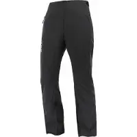 Salomon - Pantaloni da sci isolanti e impermeabili in PrimaLoft - S/Max Warm Pants W Deep Black per Donne in Pelle - Taglia S - Nero
