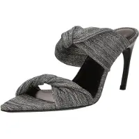 Iro Paris Twisty Glitter Mules Silver/black Taglia: 40 | Tacchi Alti Outlet | Donna | Grigio