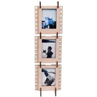 JollyLook 3 cornici "Mini", legno naturale