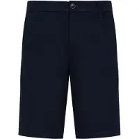 Armani Exchange per uomo. 8NZS42ZN1RZ1583 Bermuda blu scuro tinta unita (32), Casual, Cotone, Navy