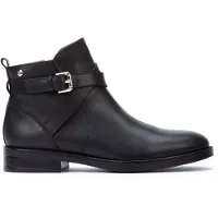 Pikolinos per donna. W3C-8869 Stivaletti in pelle nera Puertollano (37), Nero, Basso, Cerniera, Casual