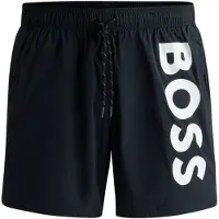 BOSS per uomo. 50514502 Costume da bagno Octopus nero (S), Beachwear, Poliamide