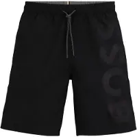 BOSS per uomo. 50509127 Costume da bagno Orca nero (L), Beachwear, Polister riciclato, Sostenibile