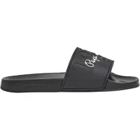 Pepe Jeans per uomo. PMS70147 Infradito per giovani slider grigio scuro (42), Basso, Nessuno, Beachwear