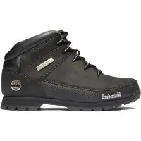 Timberland per uomo. TB06361R0011 Stivaletti in pelle nera Euro Sprint Hiker (42), Nero, Basso, Stringhe, Casual, Sportivo, Outdoor