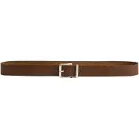 Gant per uomo. 9940157 Cintura in pelle marrone con logo (105 cm), Casual, Classico