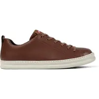 Camper per uomo. K100226-140 Sneaker Runner Four in pelle marrone (45), Basso, 1 a 3 cm, Stringhe, Casual, Sostenibile