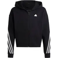 Adidas Giacca di felpa sportiva 'Future Icons' nero / bianco