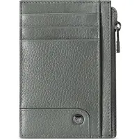 Roncato Alaska Porta Carte Di Credito 8.5x11.5x0.5 Cm - Salvia